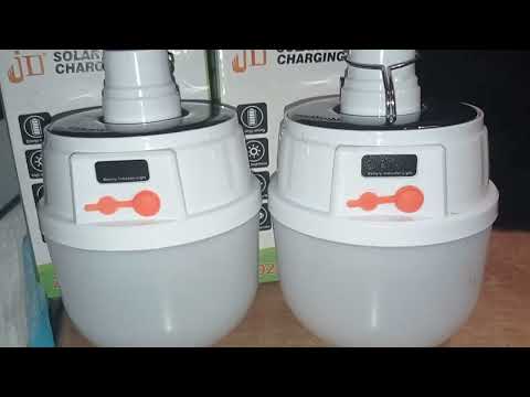 Кемпинговый фонарь на солнечной батарее Solar emergency charging lamp JD 2022 #кемпинг #фонарь