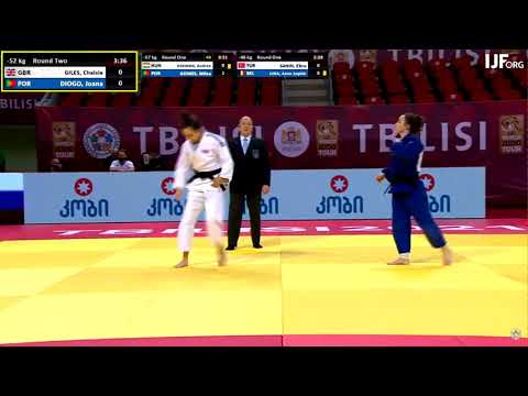 Chelsie Giles (GBR) v Joana Diogo (POR) Round 2 Tiblisi Grand Prix