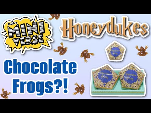 Making Chocolate Frogs from the NEW Harry Potter Miniverse Series! One of my Favorites so far!