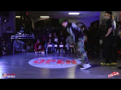 Nightmare Vs Kobe -  B-Boy Top 16 - Vegas Breaking Open - Breaking For Gold USA - USA Dance - BNC