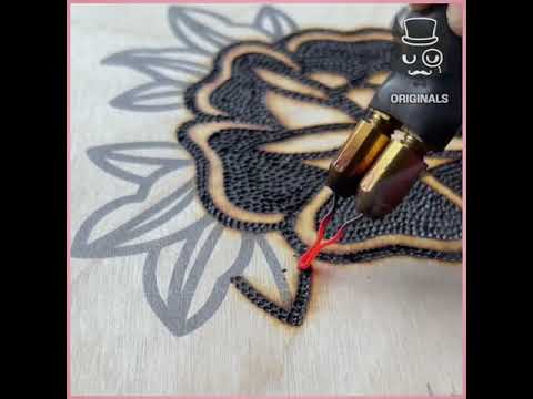 Wood Burning Art 🔥🤌 I Simple