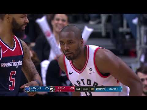 Ibaka vs Wizards - Playoffs R1 - G1 (14 - 4 - 2018)