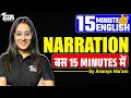 Narration In English Grammar Direct Indirect Speech CHSL MTS CPO SSC English By Ananya Mam