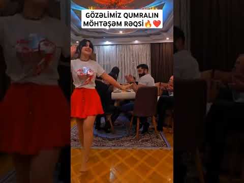 QUMRAL RƏQS ETDİ - EVDƏKİLƏR ƏL ÇALDI👏❤️ #shorts
