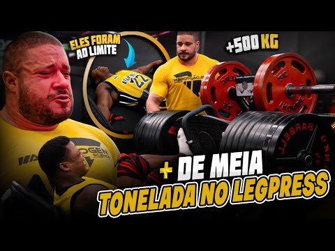 PANTERA AND LUAN | LEG DAY WITH OVER HALF A TON