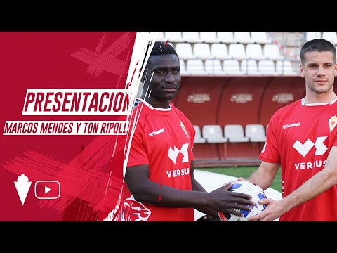 PRESENTACIÓN // Ton Ripoll y Marcos Mendes presentados como nuevos jugadores del Real Murcia