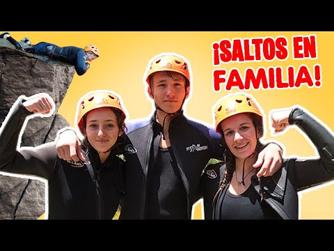 Descenso de cañones en ESPAÑA que parece TAILANDIA. Turismo en Familia 