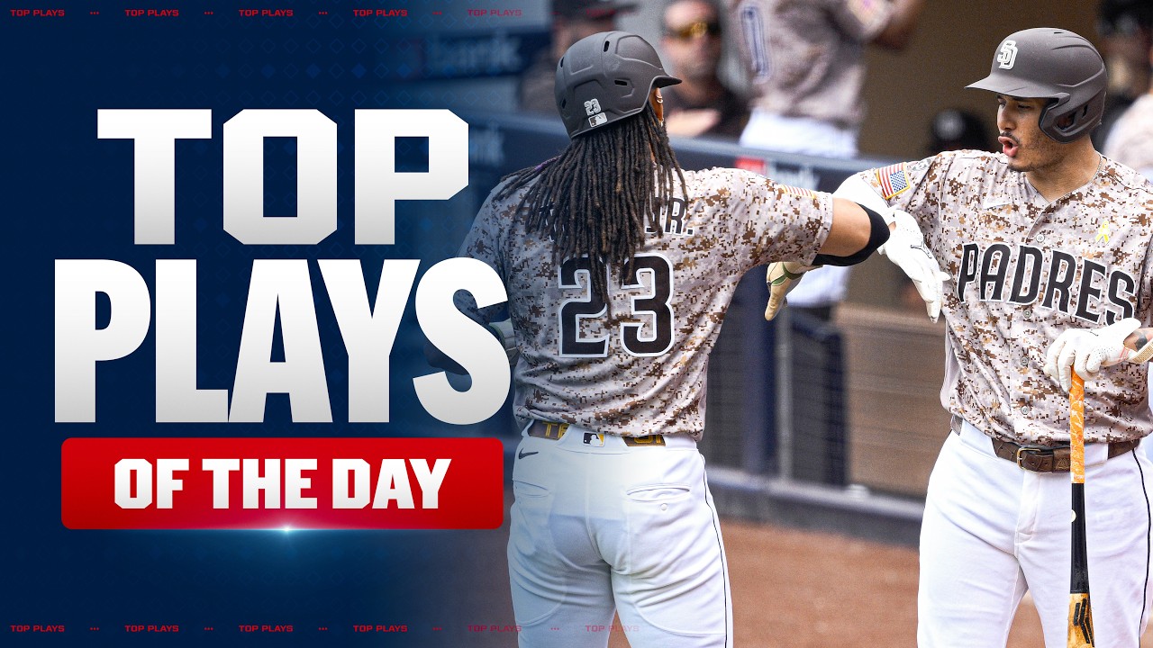 Padres SWING FOR THE FENCES! (Back-to-back-to-back homers among Top 5 MLB Plays from 9/6/26!)