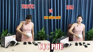 Máy massage cầm tay pin sạc Puli PL-607DC3 - 8 đầu xua tan mọi cơn đau