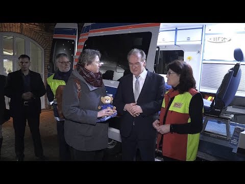 Der Wünschewagen ASB Arbeiter-Samariter-Bund Rainer Haseloff Ministerpräsident Sachsen-Anhalt