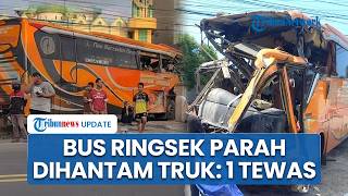 Bus PO Remaja Jaya Ringsek Parah Dihantam Truk Tangki, 1 Penumpang Tewas dalam Laka Maut di Luwu