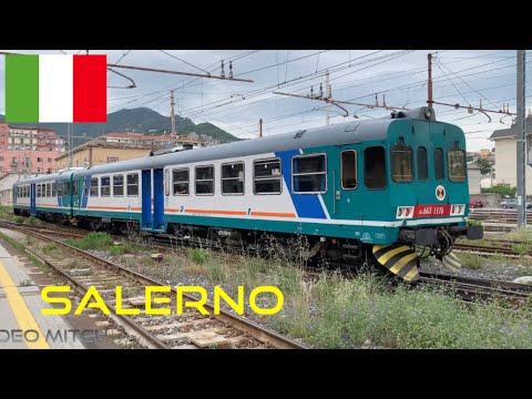 Italy: Trains at Salerno Stazione - Mid to late Afternoon
