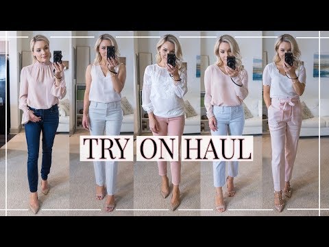 BUSINESS CASUAL TRY-ON HAUL + OUTFIT IDEAS | Shannon...