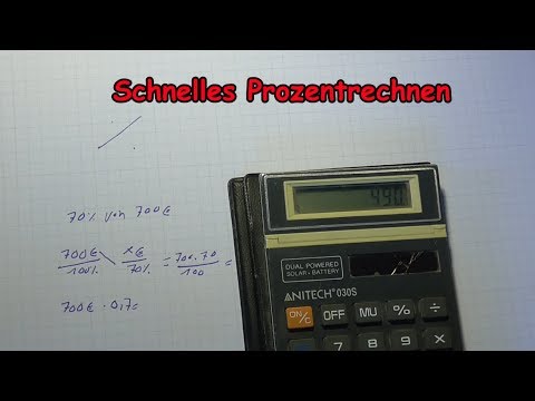 Einfaches Prozentrechnen / Prozentrechnung vereinfacht erklärt / Schnelles Rechnen im Kopf / Trick