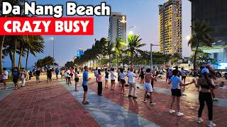 This Is Why Everyone Loves My Khe Beach in Da Nang - Blue Hour, Sunset Crowd & Vibrant Vibes