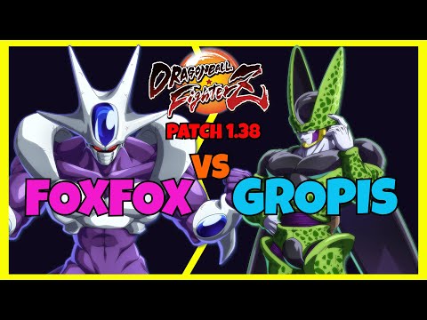 DBFZ - FOXFOX vs GROPIS games (Goku Black, Cooler, Trunks vs Super Baby 2, Cell, Frieza)