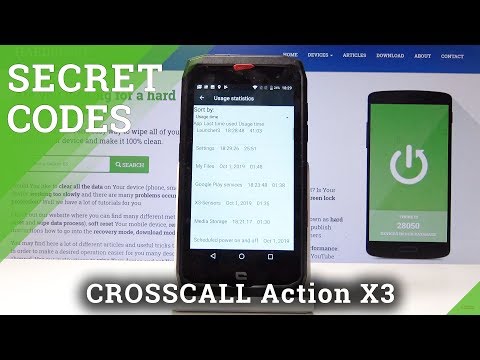 Secret Codes CROSSCALL Action X3 - Advanced Info / Hidden Mode