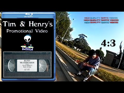 Blind Skateboards "Tim & Henry's Pack Of Lies" (1992) [Remastered 1440p60fps4:3]