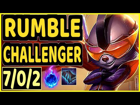SATORIUS (RUMBLE) vs VLADIMIR - 7/0/2 KDA TOP CHALLENGER GAMEPLAY - EUW