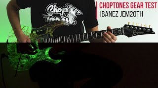 Video thumbnail for Ibanez JEM 20th Anniversary Steve Vai Signature | Demo & Playthrough by ChoptonesOfficial