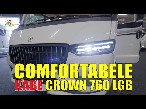 The COMFORTABLE LUXURY of the KABE CROWN 760 LGB - Campingtrend