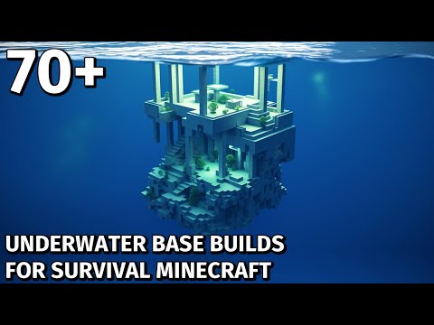 CurtisBuilds - Best Minecraft Underwater Base Builds And Designs For Minecraft Survival