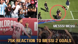 Download lagu 75k Crowd Reaction To Messi 2 Goals Vs Colorada mp3