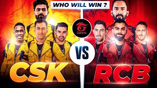 CSK VS RCB FREE FIRE CUSTOM MATCH 🤣 || FREE FIRE IPL 😂 || WE R GAMERS