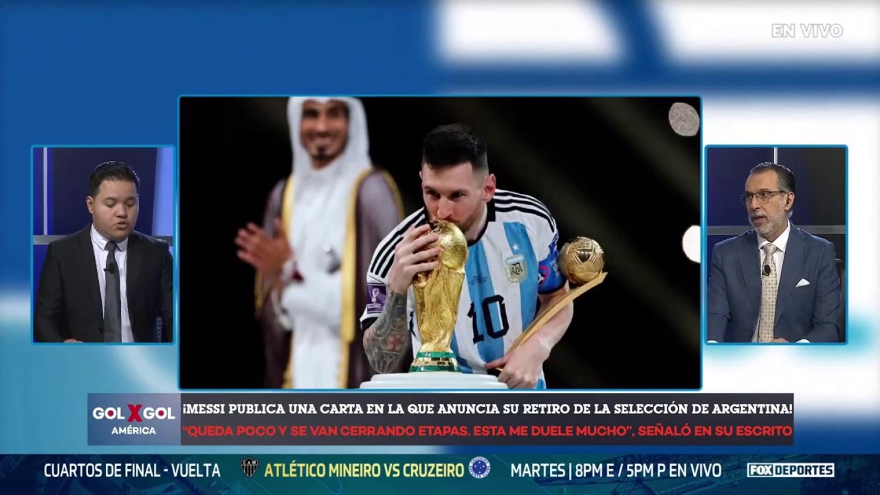 🥹 MESSI SE RETIRA | El '10' no volverá a jugar con la Selección Argentina | GolXGol