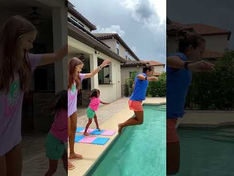 Azul vs Rosa 💙💗- Quem perder Cai na Piscina #mundodavivi #vivi #azul #rosa