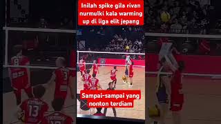Download lagu rivan nurmulki buat penonton terdiam saat lihat spike gilanya di pemanasan liga elit jepang mp3