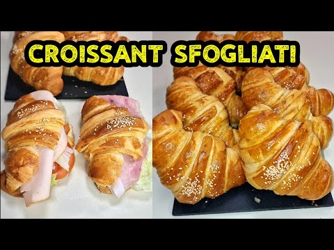 🥐NUOVA RICETTA CORNETTI-CROISSANT CON POCO ZUCCHERO-Ideali per farciture salate e anche dolci-