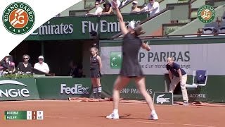 S. Halep v. E. Rodina French Open 2015 Women's Highlights / R128