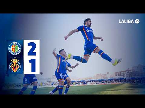 ⚽ Resumen | Getafe CF 2-1 Villarreal CF | J24 LALIGA