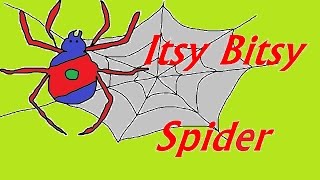 Itsy Bitsy Spider - Popular nursery rhyme for children