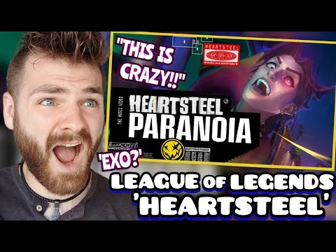HEARTSTEEL - PARANOIA ft. BAEKHYUN, tobi lou, ØZI, and Cal Scruby (Official Music Video) | REACTION!