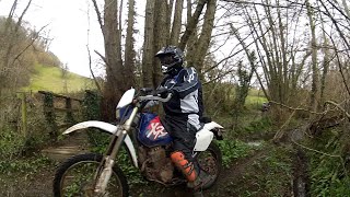 preview picture of video 'Pete's Birthday Trail Ride - CRF230F, KTM 400EXC, XR250 & WR450F'