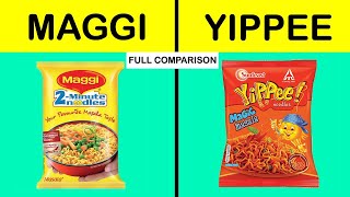 Maggi noodles vs Yippee noodles Full Comparison Unbiased in Hindi | Yippee vs Maggi which is better