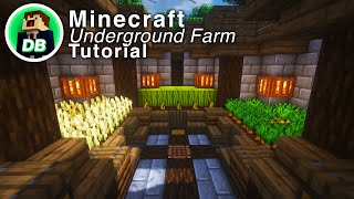 Minecraft: How to build an Underground Farm (Tutorial)