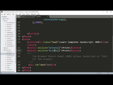 JavaScript Browser Object Model BOM window in Hindi Part14