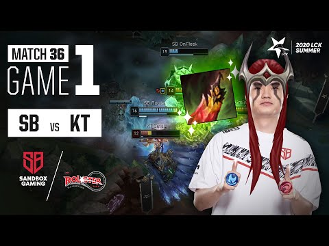 SB vs kt | Match36 Game1 H/L | 2020 LCK Summer