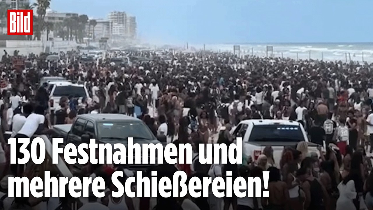 Spring Break eskaliert: Notstand in Daytona Beach nach Chaos und Schießereien