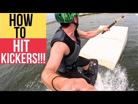 HOW TO HIT A KICKER ON A WAKEBOARD!!!