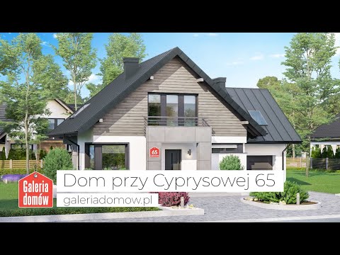 Projekt domu przy Cyprysowej 65 - GaleriaDomow.pl