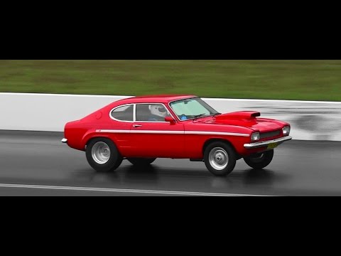 9 SEC V8 CAPRI TEST N TUNE SYDNEY DRAGWAY 31.10.2015