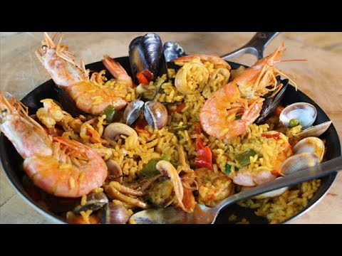 PAELLA DI PESCE paella de Marisco FACILE Ricetta PAELLA DI PESCE DA CINEMA ricetta paella di pesce