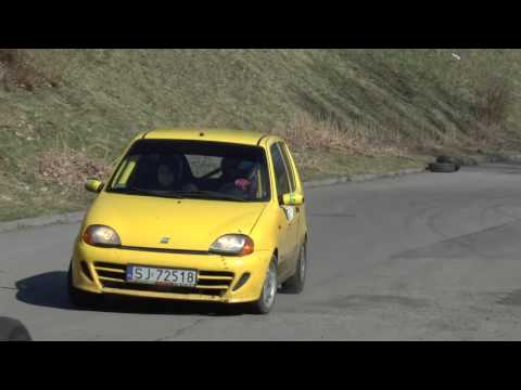 Szombierki Rally Cup Runda I - Karol Niemiec / Ewelina Niemiec - Fiat SCS