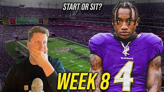 START and SIT These WRs in Week 8! (Every Matchup)