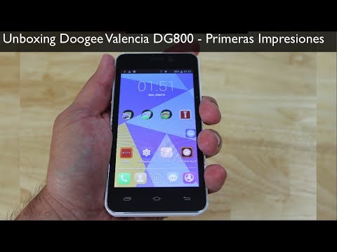 Unboxing Doogee Valencia DG800 - Primeras Impresiones