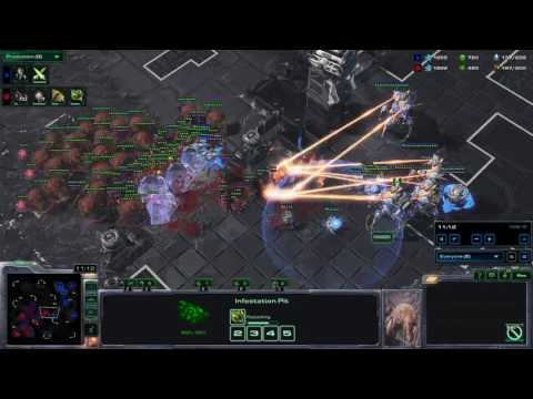 SC 2: ZvP Swarmhost & Infestor vs Colossi NEURAL PARASITE